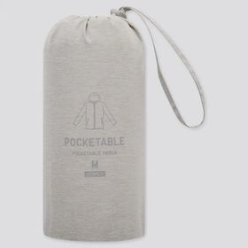 side image for PARKA DE BOLSILLO NEGRA TALLA M PROTECCIÓN UV CAPUCHA MUJER - 4