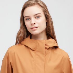 side image for PARKA BLOCKTECH AZUL MARINO TALLA M CAPUCHA MUJER - 2