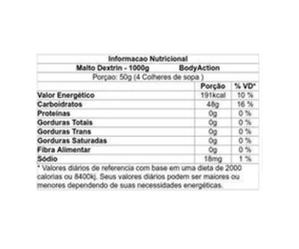 side image for MALTO DEXTRINA BODY ACTION - MORANGO SILVESTRE - 1