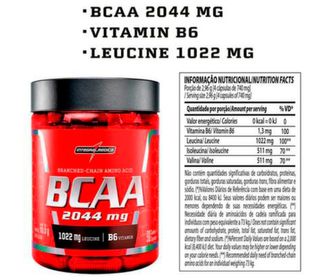 side image for BCAA INTEGRAL MEDICA 90CAPS 2044 MG - 1