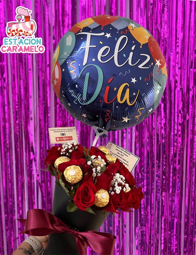 Ferrero y 24 rosas