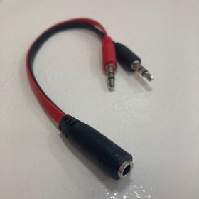 side image for Cabo Adaptador P3 Fêmea Para 2 P2 Macho - Fone E Microfone - 1