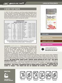 side image for 3W- WHEY TOP TASTE Bodyaction (sabor chocolate ) - 1