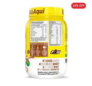 side image for Delicious Whey 3W 900g - Sabor chocolate  - 1