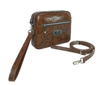side image for Bandolera de cuero pitón suela - 1