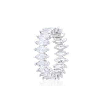 side image for Anillo Navette Plata 925 - 1