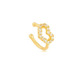 side image for Piercing Fake Corazon Zirconias - 1