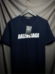 side image for Camiseta Balenciaga Azul marinho Tamanhos : P  - 1