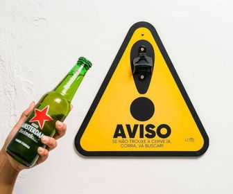 side image for Abridor Aviso Se Não Trouxe Cerveja - 1