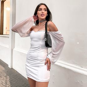 side image for VESTIDO DAY - BRANCO M  - 1