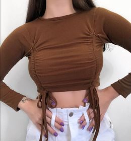 side image for CROPPED LUCY MARROM - M - 1