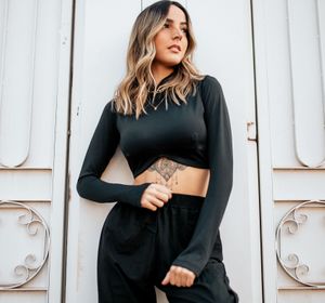 side image for CROPPED TALITA - PRETO G - 1