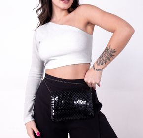 side image for CROPPED SHINE OFF WHITE - M  - 1