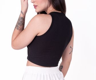 side image for CROPPED DEBORAH - PRETO - G - 2