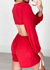 side image for MACAQUINHO BÁRBARA - VERMELHO G - 1