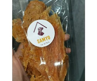 side image for 鸡胸肉干 Chicken Jerky For Pets 100G 宠物零食 洁牙磨牙 Makanan Ringan Haiwan pet food PET SNACKS Cat treats MAKANAN KUCING - 1