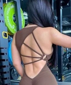 side image for Crossback jumpsuit black lg  - 1