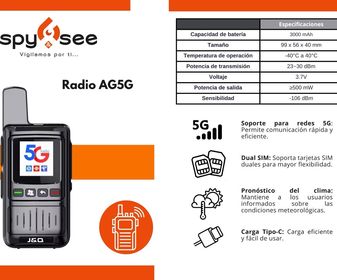 side image for Radio AG5G PoC 4G, GPS - 2