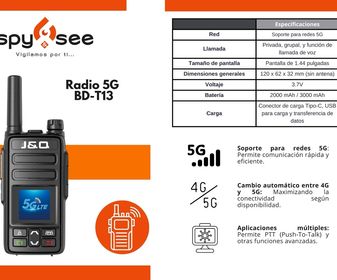 side image for Radio BD-T13 5G, GPS - 2