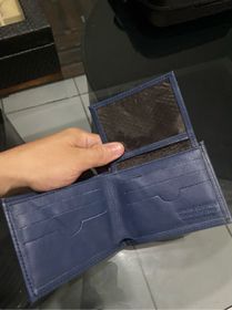 side image for Carteira Eag couro azul  - 2