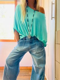 side image for Modelo Elsa verde agua  - 4