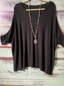 side image for Polera Renata negro  - 6