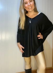 side image for Polera Renata negro  - 4
