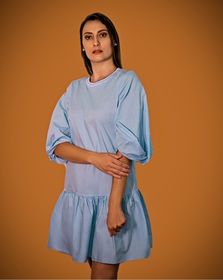 side image for Vestido Manga Bufante - 1