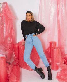 side image for Calça Jeans Vazada - 2
