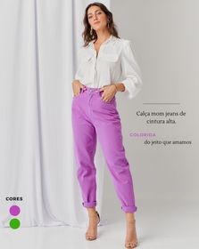 side image for Calça Mom Color - 3