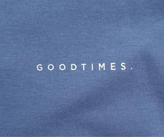 side image for Camiseta Basic Good Times Blue - 2