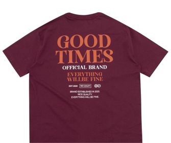 side image for Camiseta Fine Good Times Vinho - 3