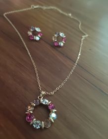 side image for Conjunto strass colorido  - 1