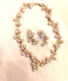 side image for Conjunto pérola strass  - 1