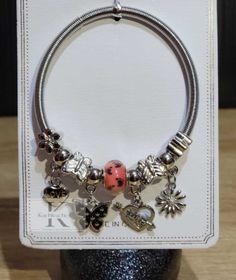 side image for Pulsera Tipo Pandora - Plateadas - 2