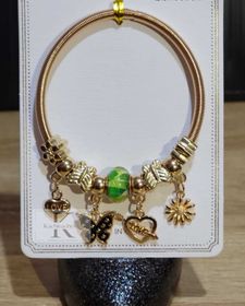 side image for Pulsera Tipo Pandora - Dorada - 1