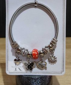 side image for Pulsera Tipo Pandora - Plateadas - 1