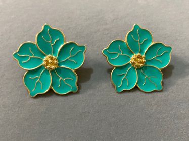 side image for Brinco Flor Esmaltado  - 1