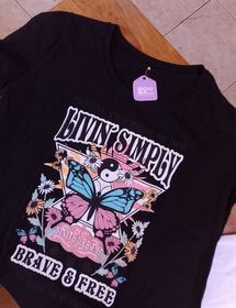 side image for Remera LIVIN SIMPLY - 1
