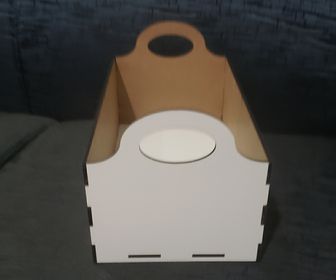 side image for Caixote 30x15 branco - 1