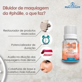 side image for Diluidor de Maquiagem Phallebeauty - 1