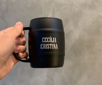 side image for Caneca Barril inox 420 ML - 2