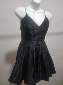 side image for Vestido Short negro - 1