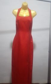 side image for Vestido de gala rojo  - 1