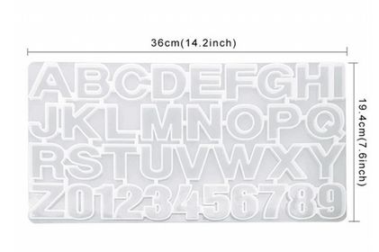 side image for Alfabeto y números para resinas,  - 1