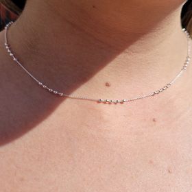 side image for Collar choker 5 esferas - 1