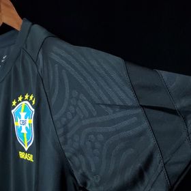 side image for Camisa Brasil Preta 2021 - 4