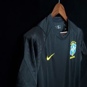 side image for Camisa Brasil Preta 2021 - 1