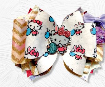 side image for 5" H.K. Easter bow - 1
