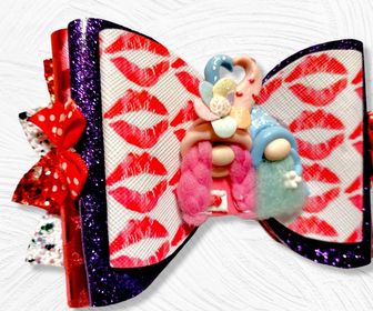 side image for 5" Gnome Sweetheart's bow - 1